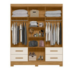 Guarda Roupa Casal 7 Portas 4 Gavetas Londres Moval