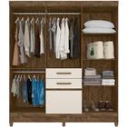 Guarda Roupa Casal 7 Portas Com Espelho 8973 Moval