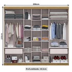 Guarda-roupa Casal 7 Portas De Abrir Sem Espelho E 2 Gavetas