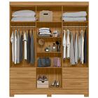 Guarda Roupa Casal 7 Pt Com Espelho 0360 Moval