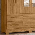 Guarda Roupa Casal 7 Pt Com Espelho 0360 Moval