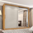 Guarda-roupa Casal 8 Espelhos 2 Portas De Correr Essencial Ci