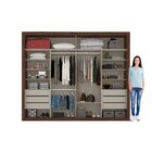 Guarda-roupa Casal 8 Espelhos 2 Portas De Correr Essencial Es