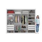 Guarda-roupa Casal 8 Espelhos 2 Portas De Correr Essencial Es