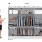 Guarda-roupa Casal 8 Espelhos 8 Portas 2 Gavetas Nova York Ye