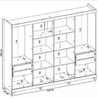 Guarda Roupa Casal 8 Porta 4 Gavetas Pulse Dj