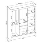 Guarda Roupa Casal 8 Portas 2 Com Espelho Elite 2 Gavetas Mun