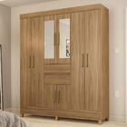 Guarda Roupa Casal 8 Portas 2 Com Espelho Elite 2 Gavetas Mun