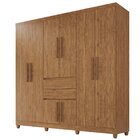 Guarda Roupa Casal 8 Portas 2 Gavetas Master Top  Cinamomo