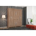 Guarda Roupa Casal 8 Portas 2 Gavetas Munique Demóbile