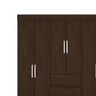 Guarda Roupa Casal 8 Portas 2 Gavetas Munique Demóbile