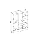 Guarda Roupa Casal 8 Portas 2 Gavetas Munique Demóbile