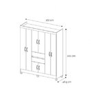 Guarda Roupa Casal 8 Portas 2 Gavetas Munique Demóbile
