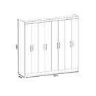 Guarda Roupa Casal 8 Portas 2 Gavetas Petrópolis Atualle