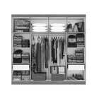 Guarda Roupa Casal 8 Portas 2 Gavetas Petrópolis Atualle