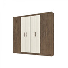 Guarda Roupa Casal 8 Portas 2 Gavetas Petrópolis Atualle