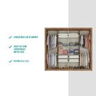 Guarda Roupa Casal 8 Portas 4 Gav Espelho Off White Carraro