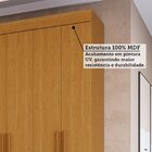 Guarda-roupa Casal 8 Portas 4 Gavetas 100% Mdf 218cm Azaleia