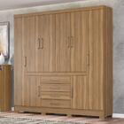 Guarda-roupa Casal 8 Portas 4 Gavetas 201cm Multimóveis Cr352