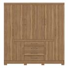 Guarda-roupa Casal 8 Portas 4 Gavetas 201cm Multimóveis Cr352