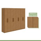 Guarda Roupa Casal 8 Portas 4 Gavetas Andara Móveis Lopas Amê