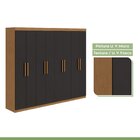 Guarda Roupa Casal 8 Portas 4 Gavetas Andara Móveis Lopas Amê