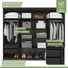 Guarda Roupa Casal 8 Portas 4 Gavetas Andara Móveis Lopas Pre