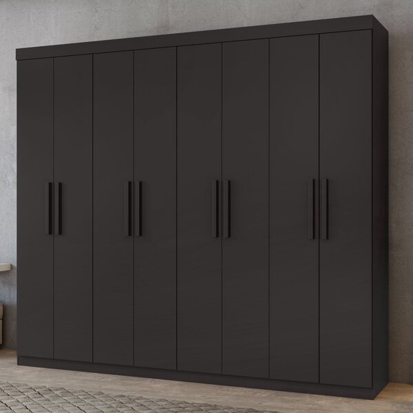 Guarda Roupa Casal 8 Portas 4 Gavetas Andara Móveis Lopas Pre