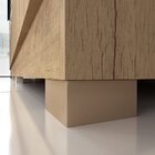 Guarda Roupa Casal 8 Portas 4 Gavetas Com Pés Paris Espresso