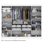 Guarda Roupa Casal 8 Portas 4 Gavetas Com Pés Paris Espresso