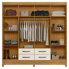 Guarda Roupa Casal 8 Portas 4 Gavetas Florida Moval