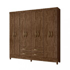 Guarda Roupa Casal 8 Portas 4 Gavetas Florida Moval