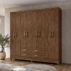 Guarda Roupa Casal 8 Portas 4 Gavetas Florida Moval