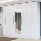 Guarda Roupa Casal 8 Portas 4 Gavetas H559 Kappesberg - Branco