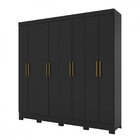 Guarda Roupa Casal 8 Portas 4 Gavetas Lara Casa 812