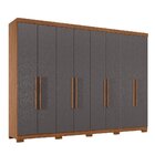 Guarda-roupa Casal 8 Portas 4 Gavetas Master New Com Pés Jato