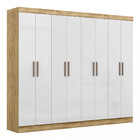 Guarda Roupa Casal 8 Portas 4 Gavetas Mdf Genebra Maxel