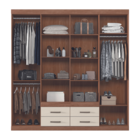 Guarda Roupa Casal 8 Portas 4 Gavetas Miami Jatobá Areia