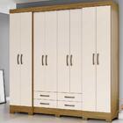 Guarda-roupa Casal 8 Portas 4 Gavetas Milão Multimóveis Cr401