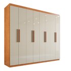 Guarda-roupa Casal 8 Portas 4 Gavetas Montreal 100% Mdf Cinam