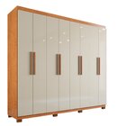 Guarda-roupa Casal 8 Portas 4 Gavetas Montreal Com Pés Frente