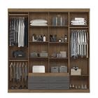 Guarda Roupa Casal 8 Portas 4 Gavetas Nápoles 8.4 Com Espelho