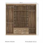 Guarda Roupa Casal 8 Portas 4 Gavetas Nápoles Atacama - Santo