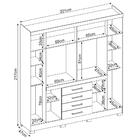 Guarda Roupa Casal 8 Portas 4 Gavetas New Realce D02 Amendola