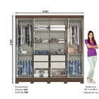 Guarda Roupa Casal 8 Portas 4 Gavetas Remo Espresso Móveis Ca
