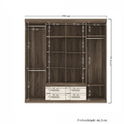 Guarda Roupa Casal 8 Portas 4 Gavetas Santos Andira Napoles 1