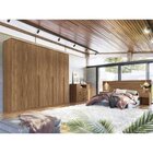 Guarda Roupa Casal 8 Portas 6 Gavetas 100% Mdf Fernanda Com E
