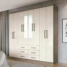 Guarda Roupa Casal 8 Portas 6 Gavetas Liverpool 8.6 Com Espel