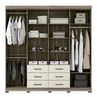 Guarda Roupa Casal 8 Portas 6 Gavetas Liverpool 8.6 Com Pés -