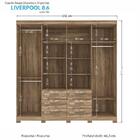 Guarda Roupa Casal 8 Portas 6 Gavetas Liverpool 8.6 New Ataca